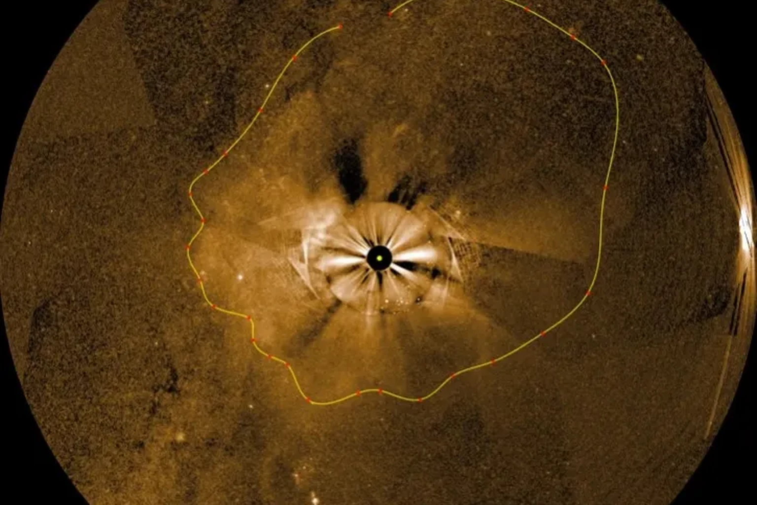 Εικόνα τεκμηρίωσης της NASA για το θέμα: Το PUNCH της NASA Sharpens Solar Storm Πρόγνωση στην πρώτη δοκιμή.