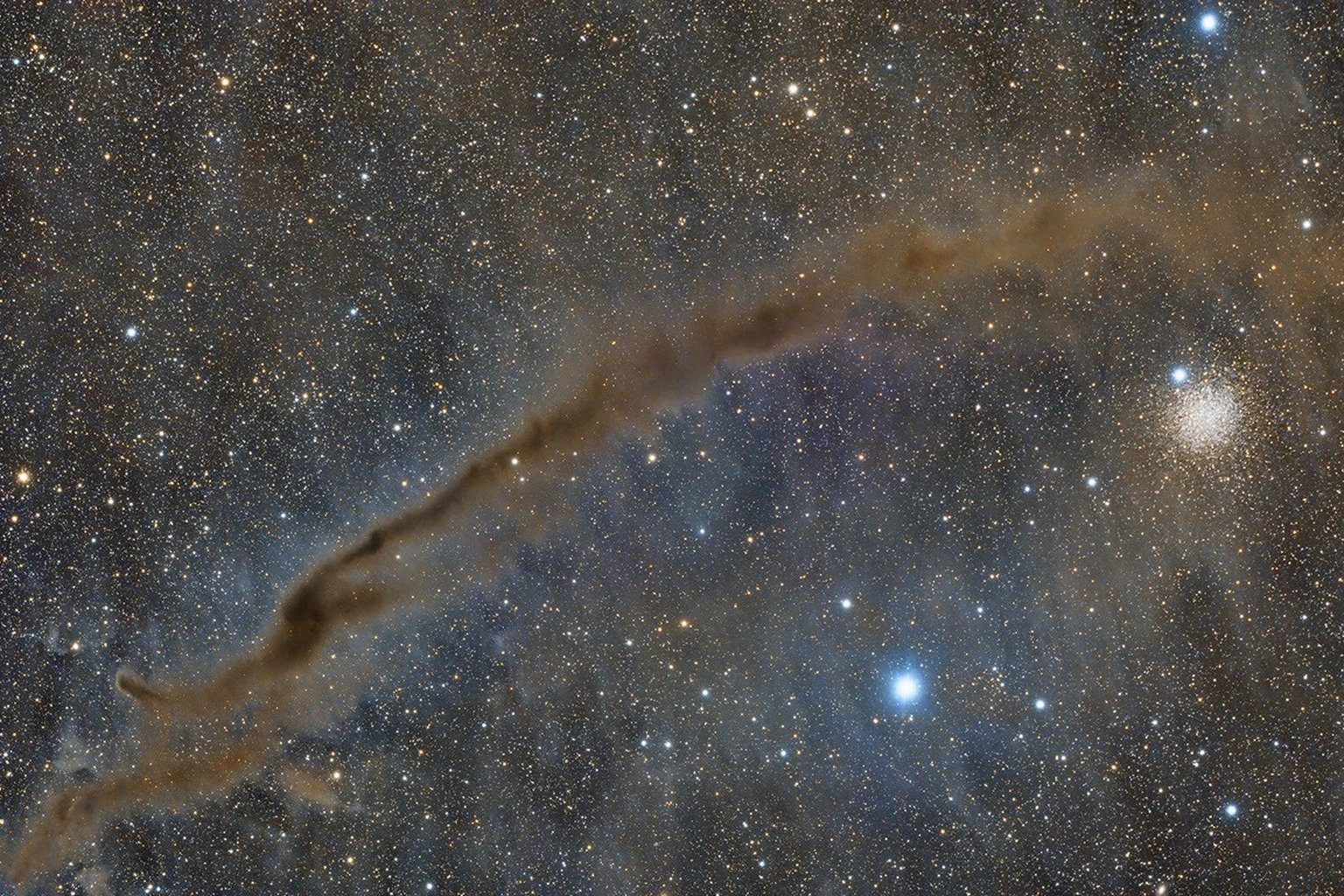 Εικόνα τεκμηρίωσης της NASA για το θέμα: ΑΠΟΔ: 2026 Ιουλίου 31 – NGC 4372 και Dark Doodad.