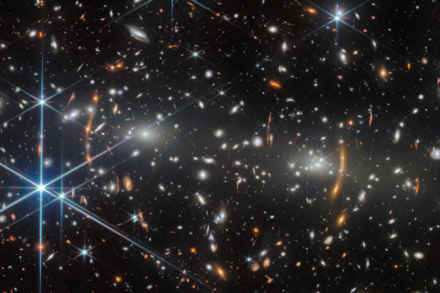 Εικόνα τεκμηρίωσης της NASA για το θέμα: Σμήνος νέου γαλαξία.