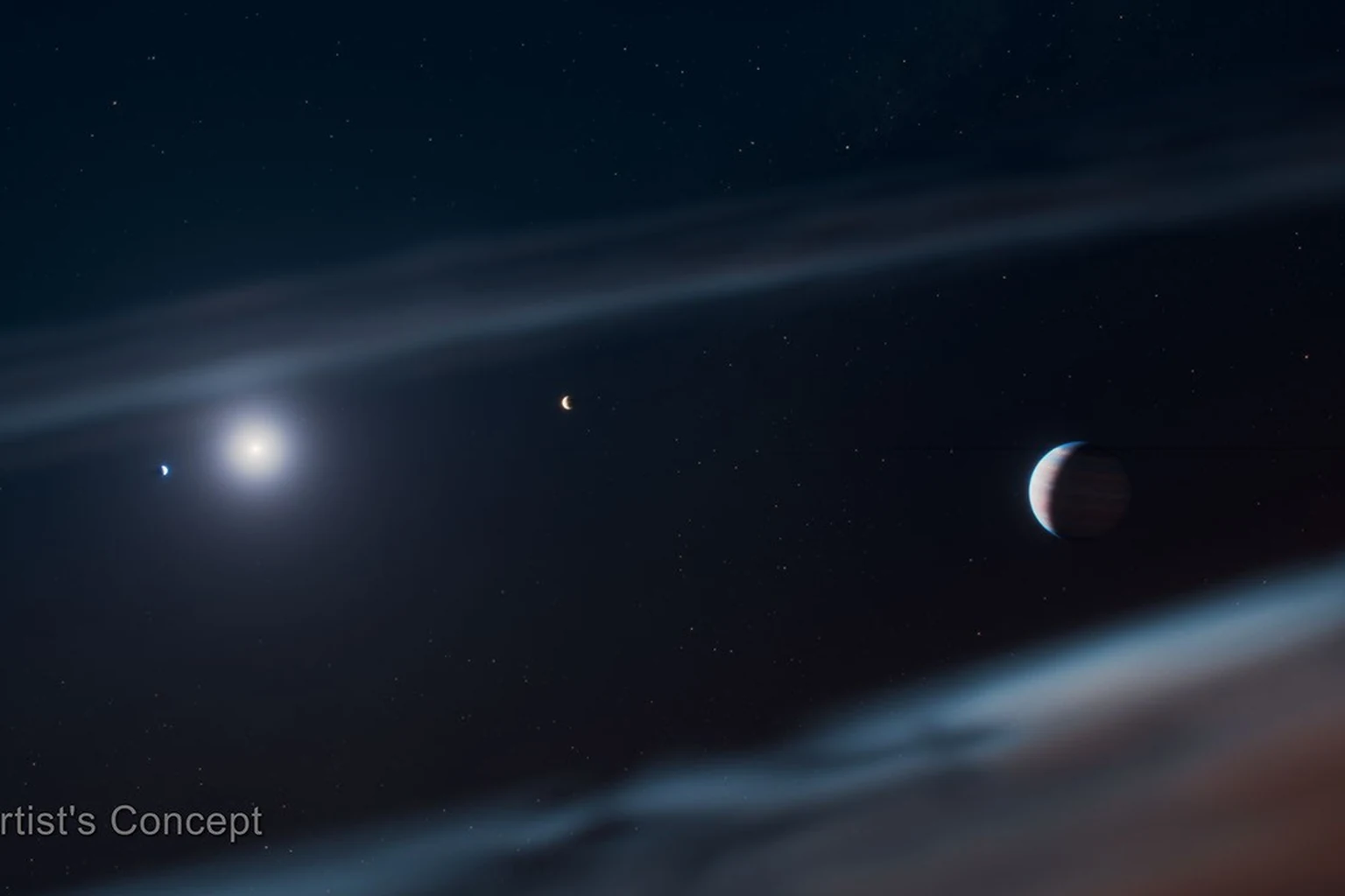 Εικόνα τεκμηρίωσης της NASA για το θέμα: Το Webb της NASA ανακαλύπτει τον κρυμμένο πλανήτη στο διάσημο αστρικό σύστημα.