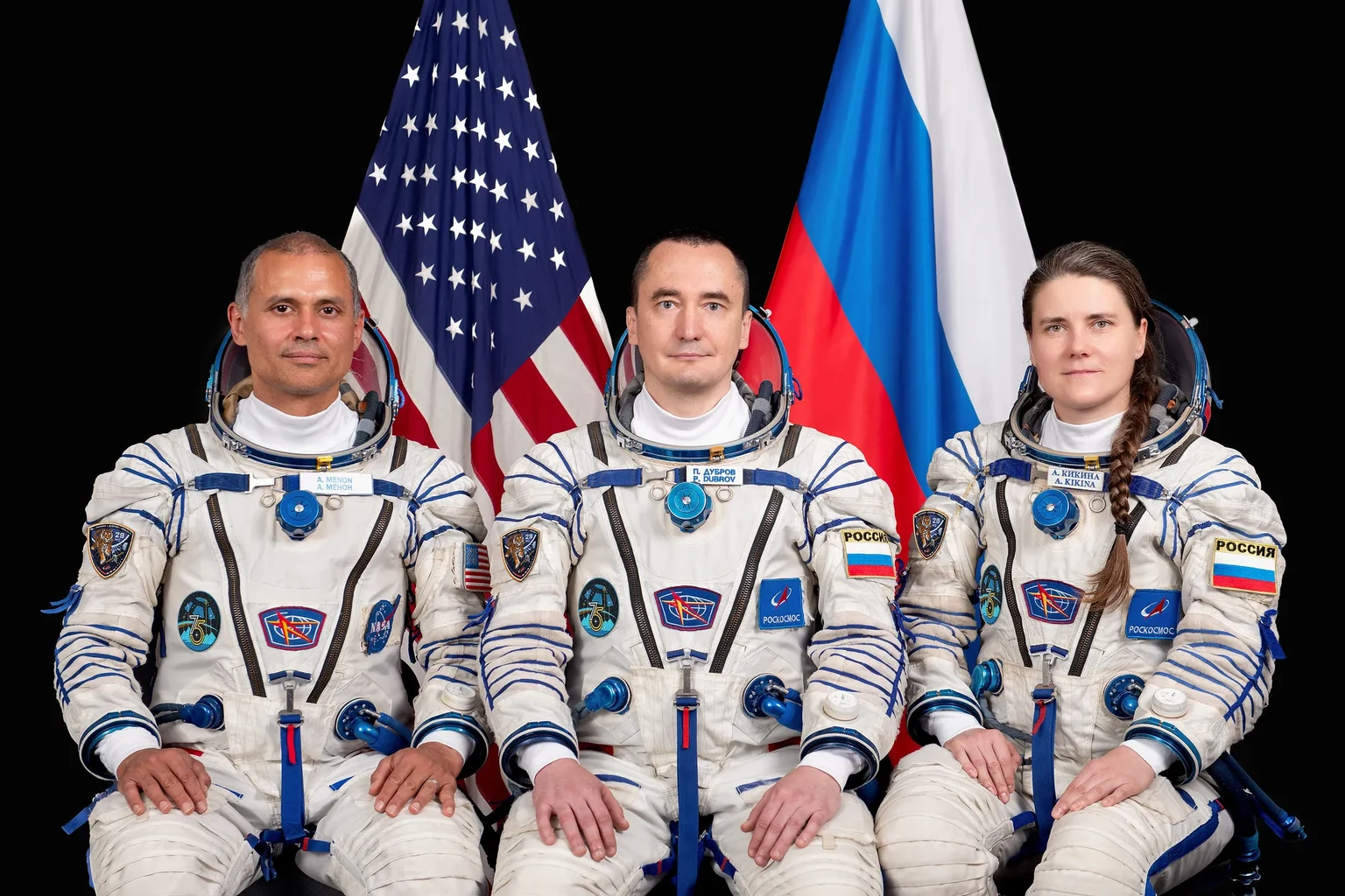 Εικόνα τεκμηρίωσης της NASA για το θέμα: NASA θέτει κάλυψη για Astronaut Anil Menon εκτόξευση στο διαστημικό σταθμό.