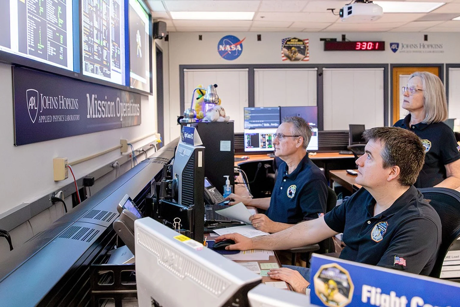 Εικόνα τεκμηρίωσης της NASA για το θέμα: Το νέο διαστημικό σκάφος Ορίζοντες της NASA ξυπνά από την αδρανοποίηση στην Καλή Υγεία.