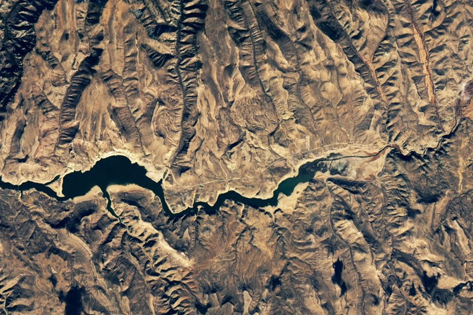 Εικόνα τεκμηρίωσης της NASA για το θέμα: Εξέταση Άλγκαλ Μπλουμ στο Μπλε Μέσα.