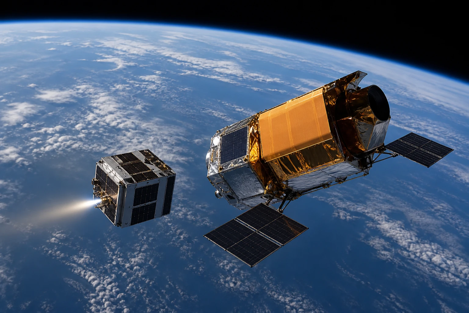 Δημοσιογραφική εικόνα για το θέμα: LINK Spacecraft Σετ για Αποστολή για Ενίσχυση του Παρατηρητηρίου Σουίφτ της NASA