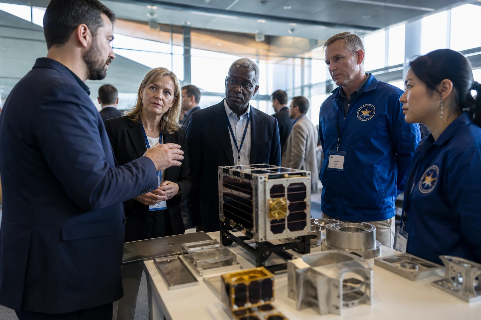 Δημοσιογραφική εικόνα για το θέμα: NASA, Αμερικανική Διοίκηση Μικρών Επιχειρήσεων για την ανακοίνωση της εταιρικής σχέσης