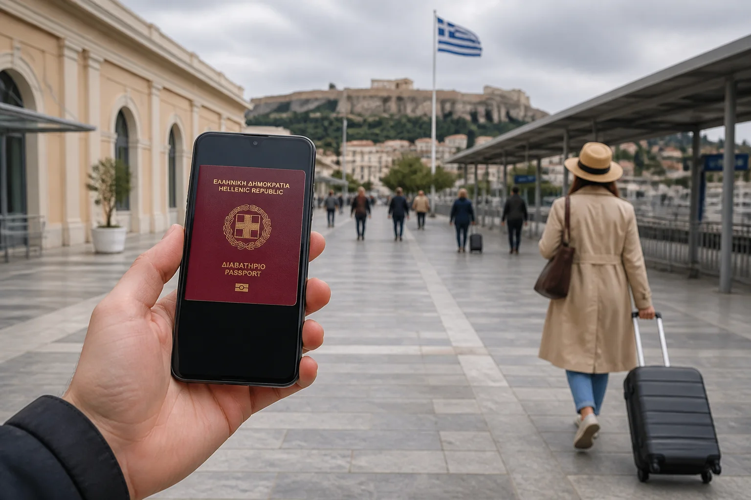 Δημοσιογραφική εικονογράφηση: Το ελληνικό διαβατήριο προστέθηκε στο Gov.gr Wallet: πού ισχύει και ποια είναι τα όρια