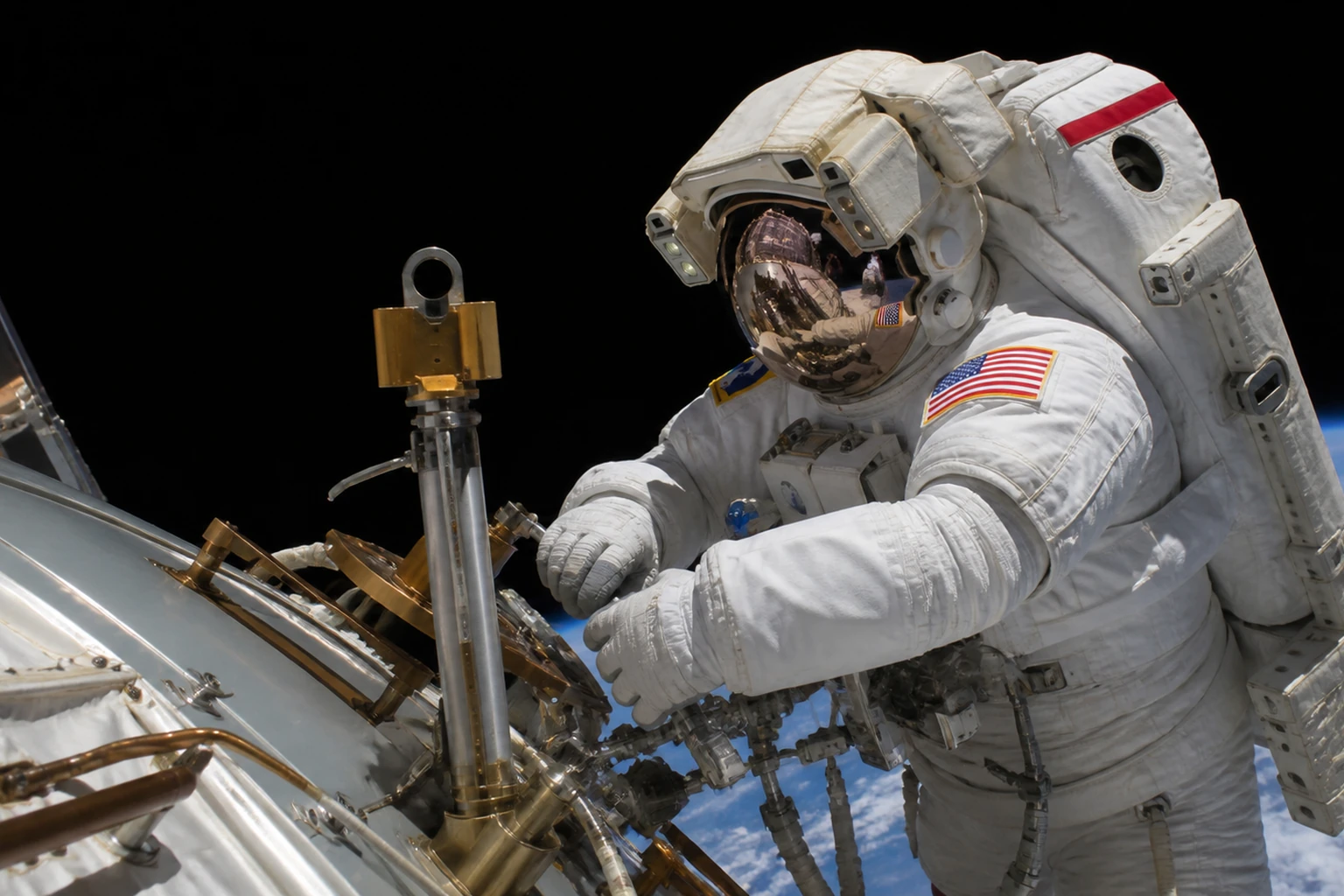 Δημοσιογραφική εικόνα για το θέμα: NASA για να καλύψει τις ΗΠΑ Spacewalk 95, Host Preview News Conference