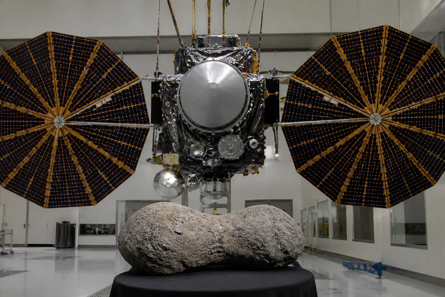 Δημοσιογραφική εικόνα για το θέμα: Η Lucy Reveals της NASA Wobling, αστεροειδής με φυστίκι