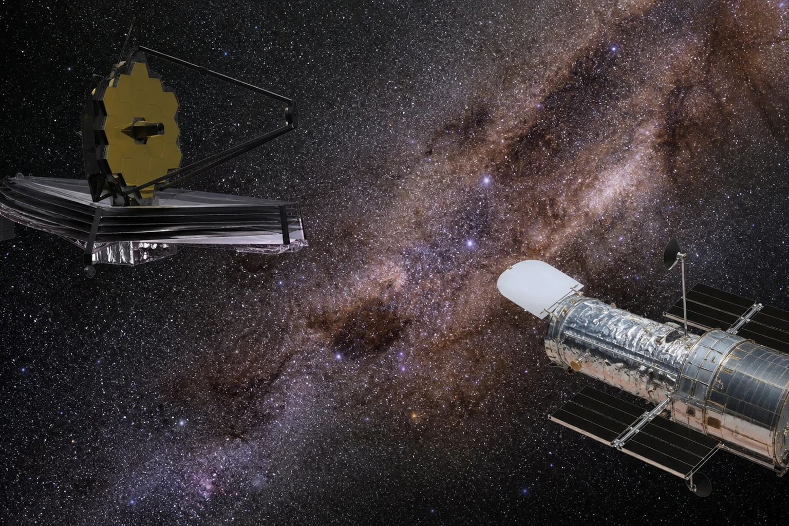 Δημοσιογραφική εικόνα για το θέμα: Η NASA Webb, Hubble Reveal History of Relic of Milky Way’s Formation