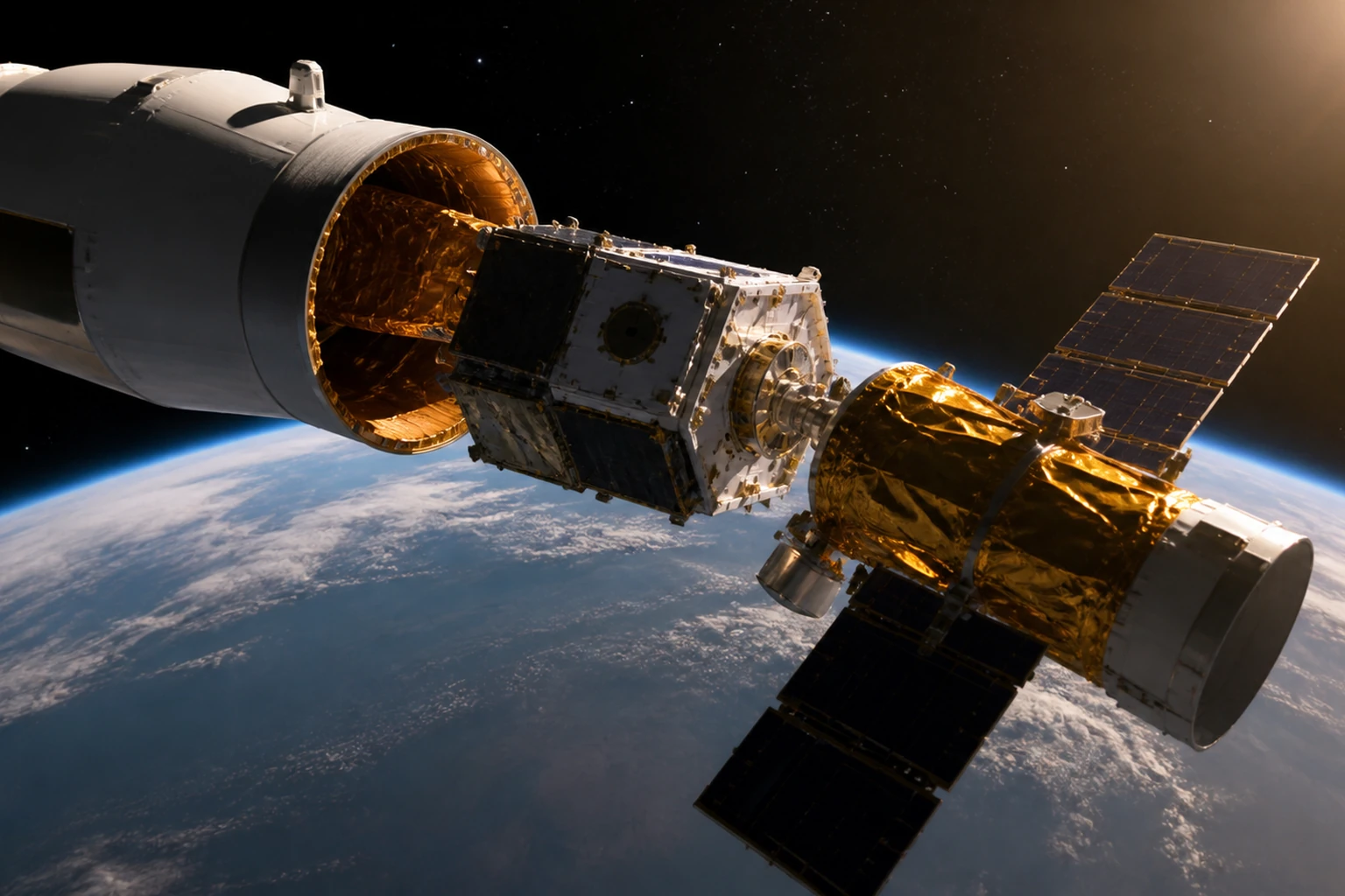 Δημοσιογραφική εικόνα για το θέμα: NASA να προεπισκόπηση Καταλύτης Αποστολή για την ενίσχυση της τροχιάς του Swift Spacecraft