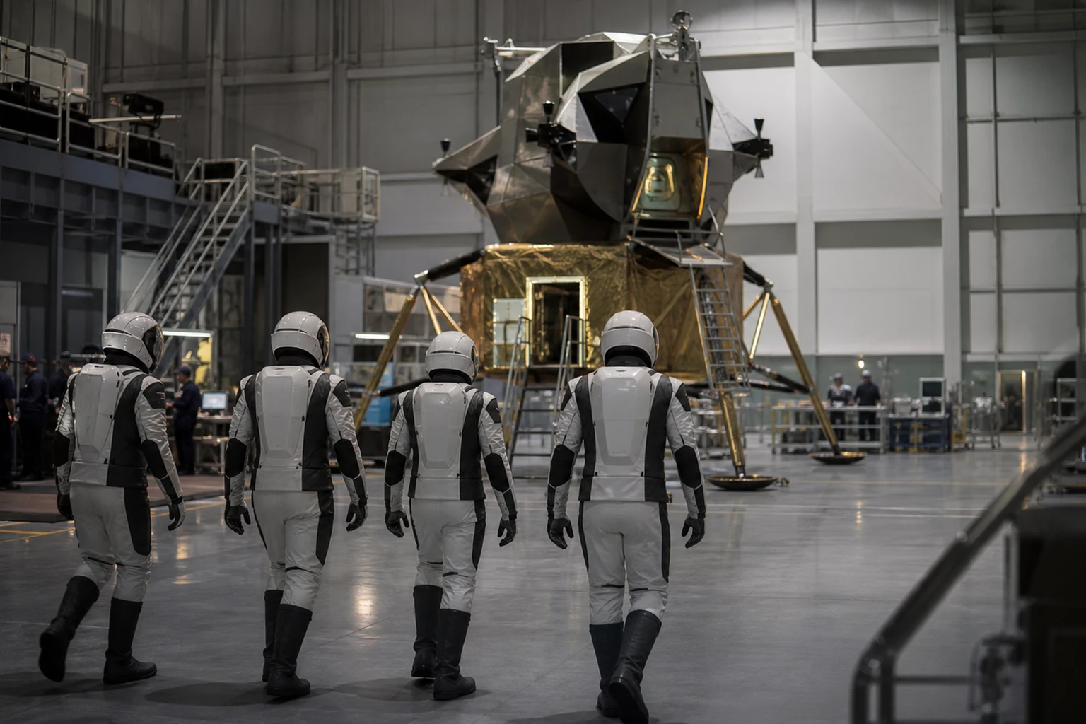 Δημοσιογραφική εικόνα για το θέμα: NASA Marces Toward Artemis III Mission το 2027, Names Μέλη πληρώματος