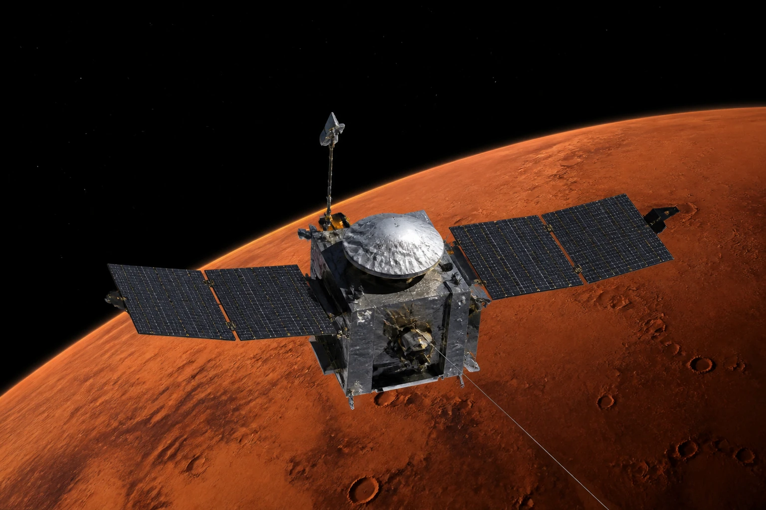 Δημοσιογραφική εικονογράφηση: Η NASA λέει αντίο στην αποστολή MAVEN Mars, φιλοξενεί την κλήση ΜΜΕ σήμερα