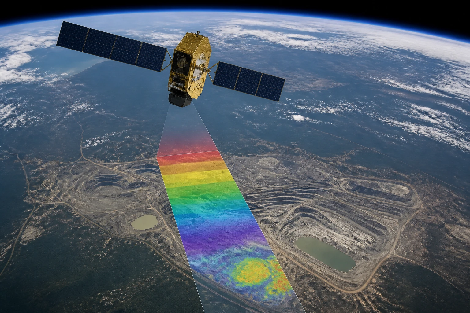 Δημοσιογραφική εικονογράφηση: Πώς η NASA χρησιμοποιεί το φως για να ανιχνεύσει τα απόβλητα από τα ορυχεία